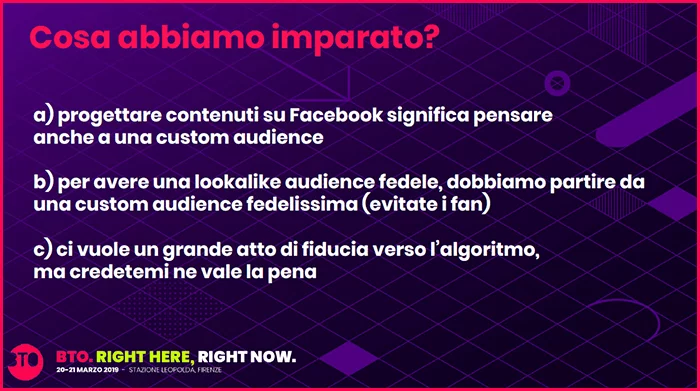 Cosa abbiamo imparato?