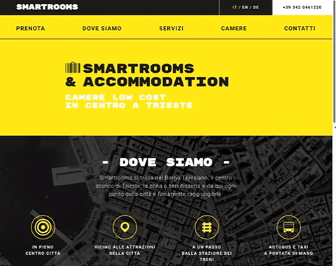 smartrooms.it - transizione da desktop a mobile del design responsivo